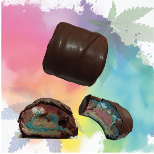 Easter Eggs (Chocolate-Coated Rainbow Mallows) 50mg
