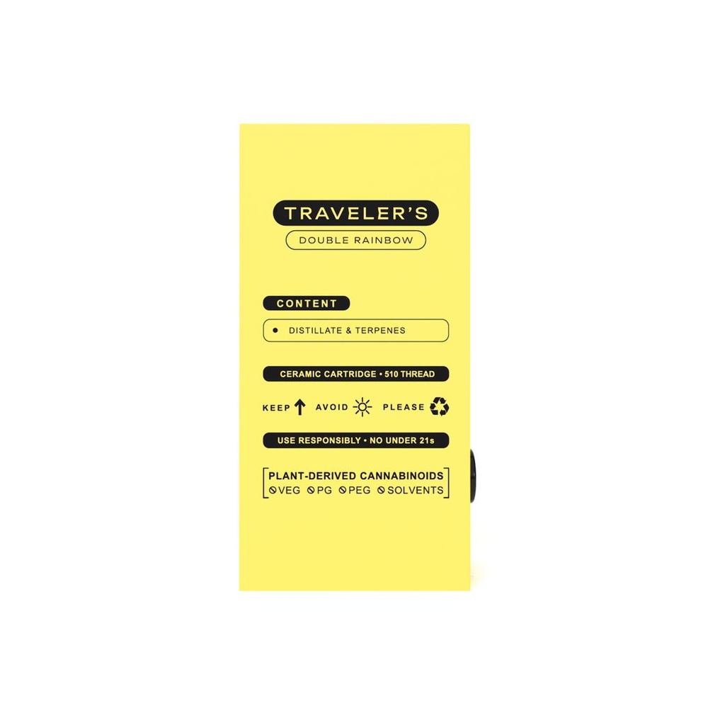 Traveler’s® Ceramic Vape Cartridges 1ml - Apple Sauce (Hybrid)