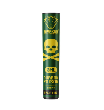 Awaken® Vape Blaster Cartridges 3ml - Durban Poison (Sativa)