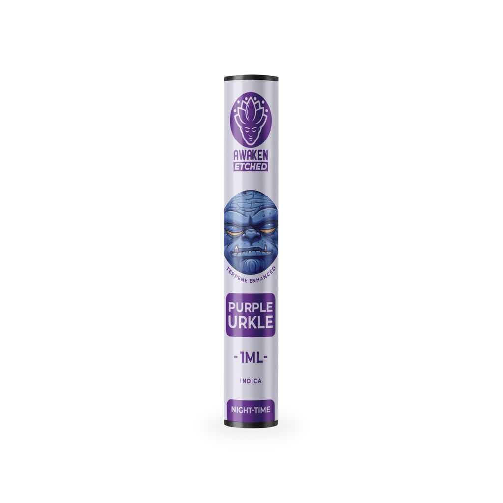 Awaken® Vape Etched Cartridges 1ml - Unicorn Sours (Indica)
