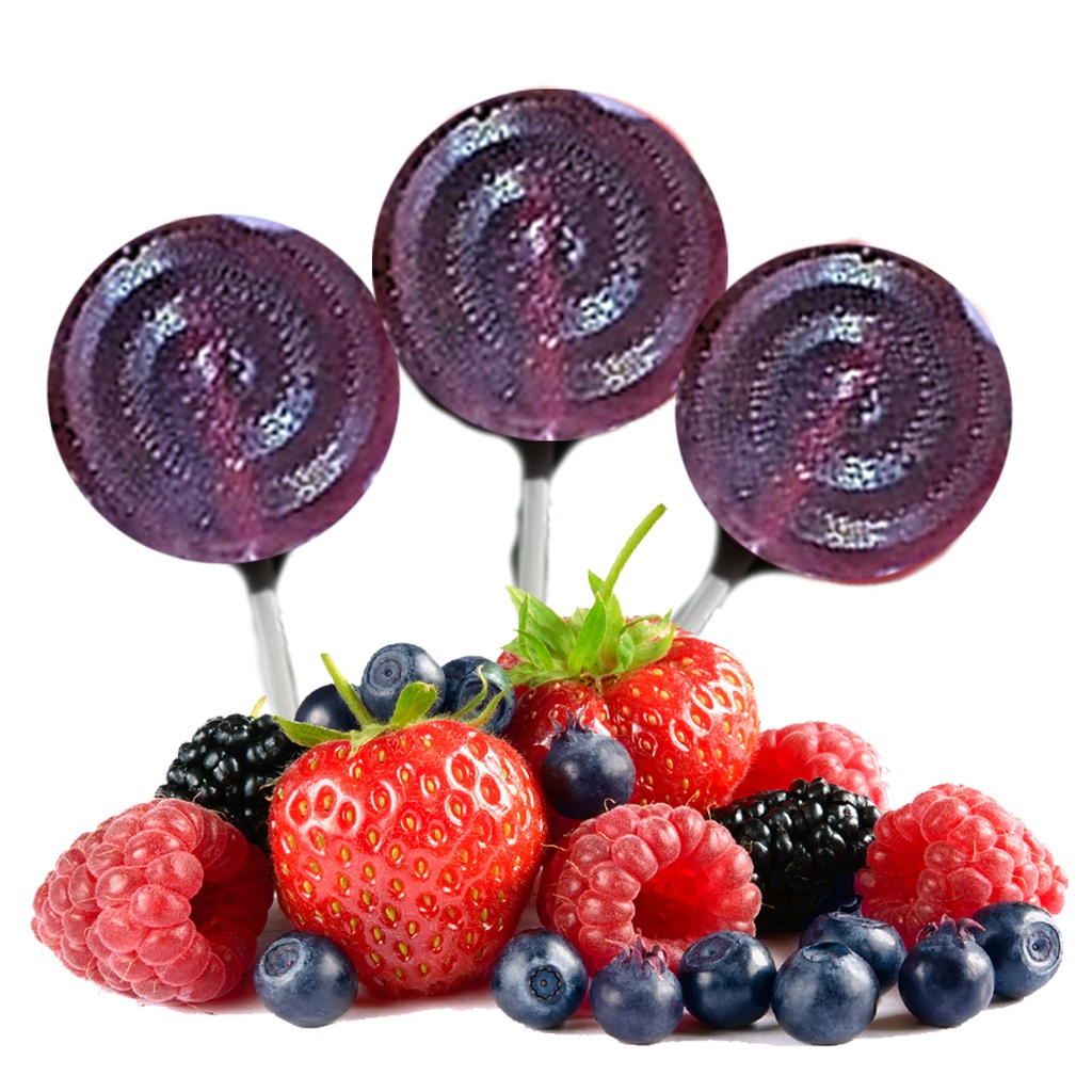 Kushader Canna Pops ~ Candy Freaks Cyclops Pops - Mixed Berry