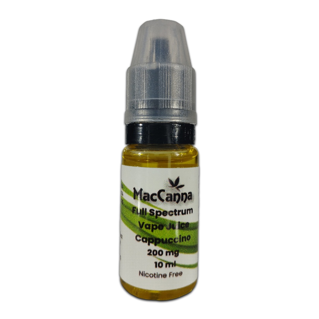 Full Spectrum CBD Vape Juice 200mg (10ml) - Cappuccino