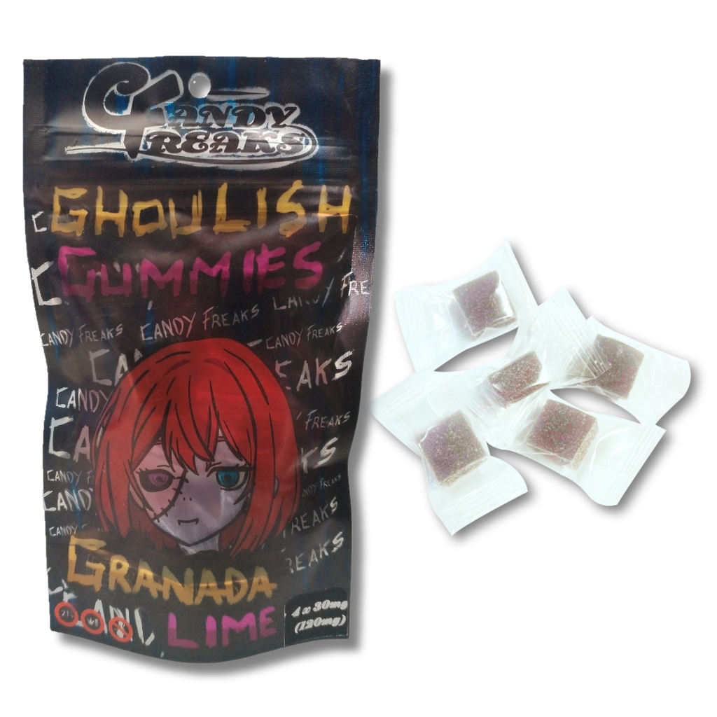 Candy Freaks Ghoulish Gummies - Granadalime 120mg (4x30mg)