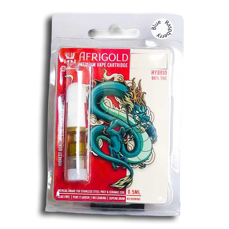 Vape Cartridge 0.5ml - Blue Raspberry - Full Spectrum (Hybrid)