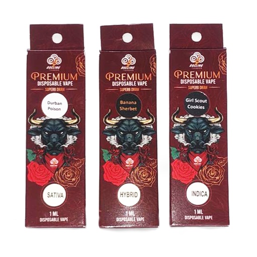 Rolling Thunder Disposable Vape 1ml - Grapefruit (Sativa)