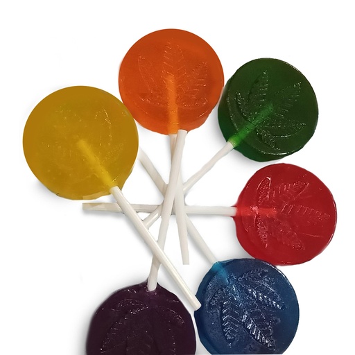 Canna Lollipops (Pack of 10) - Sugar Free (20 mg, Apple)