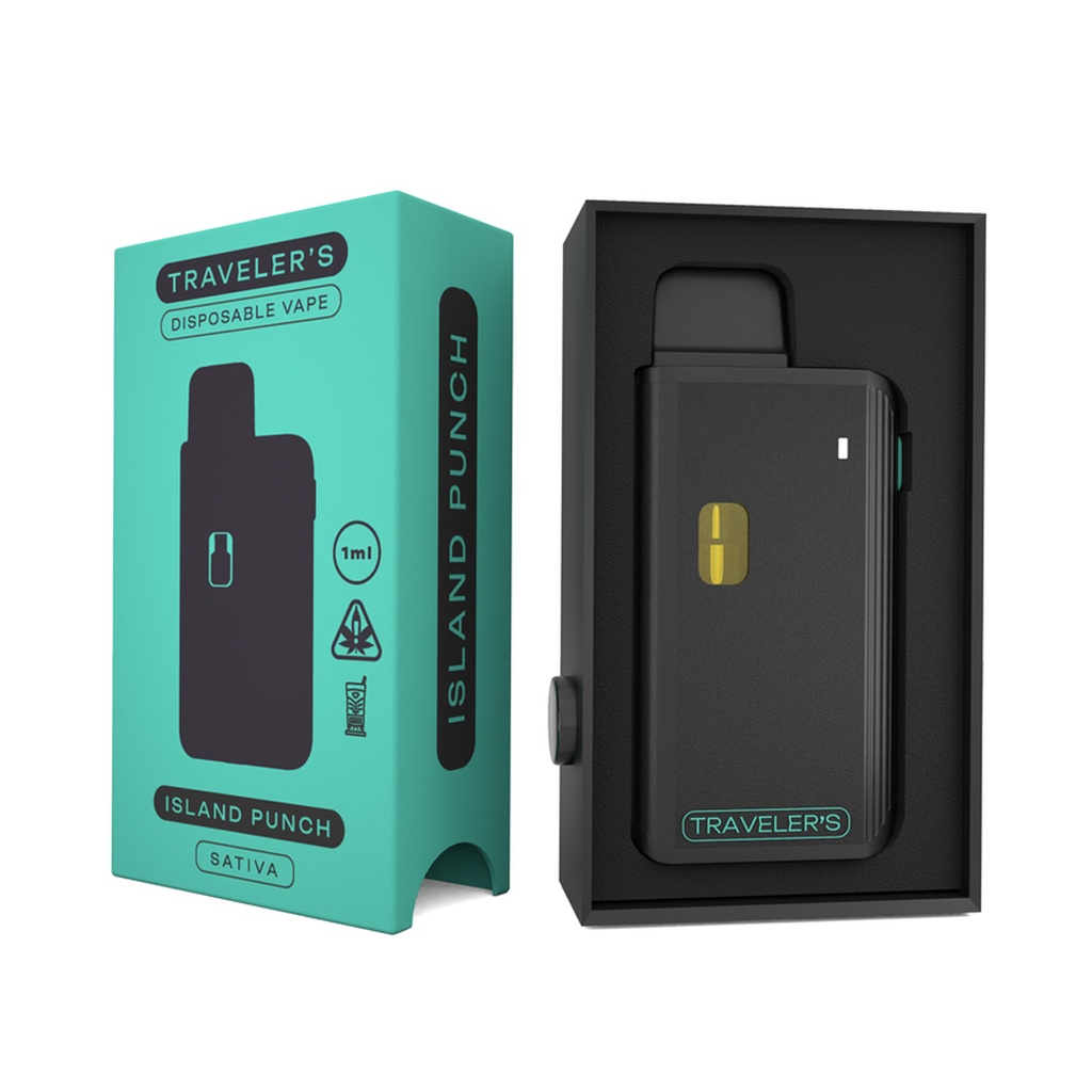 Traveler’s® Stealth Disposable Vapes 1ml - Island Punch (Sativa)