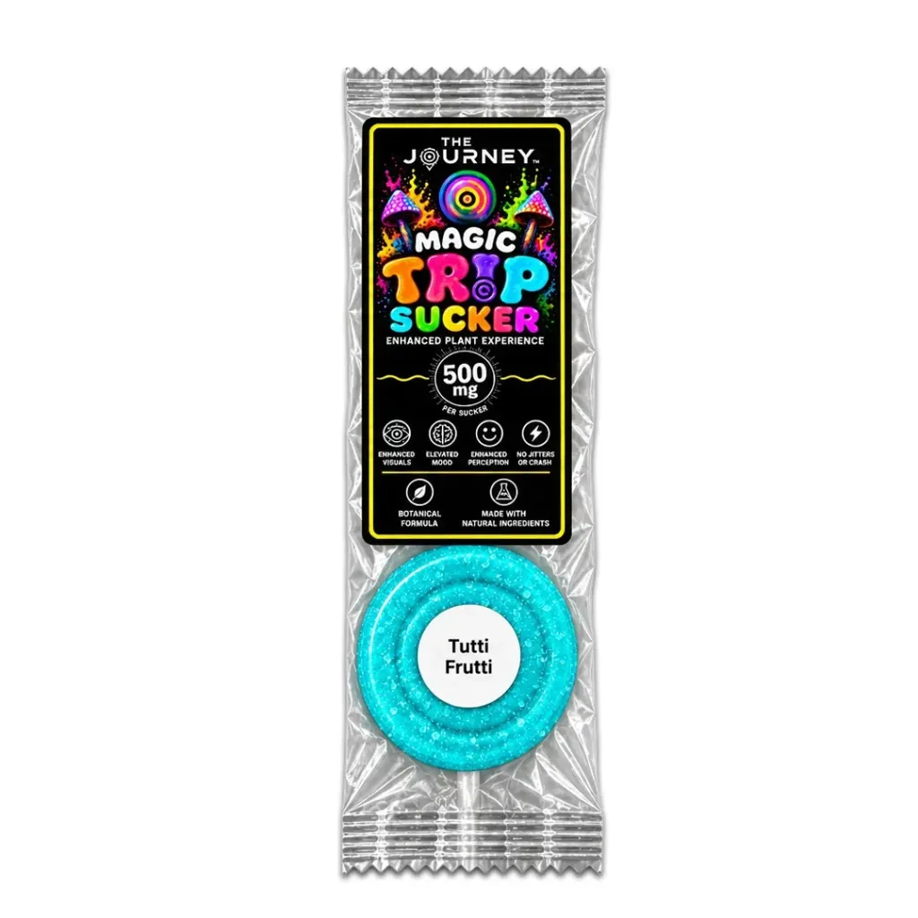 The Journey Magic Mushroom Suckers 500mg - Tutti Frutti