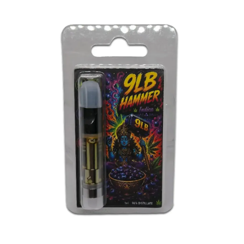 Distillate Vape Cart 1ml - 9LB Hammer (Indica)