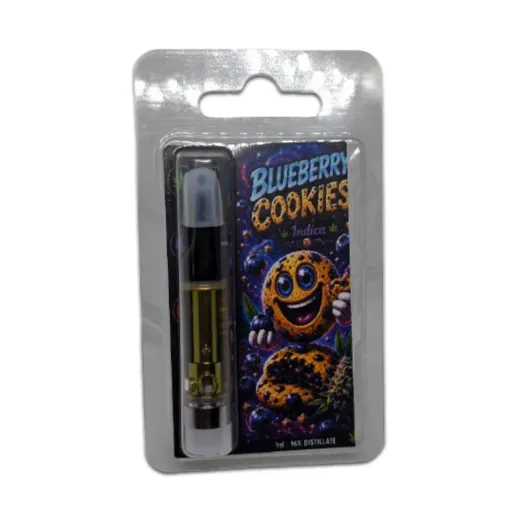 Distillate Vape Cart 1ml - Blueberry Cookies (Indica)