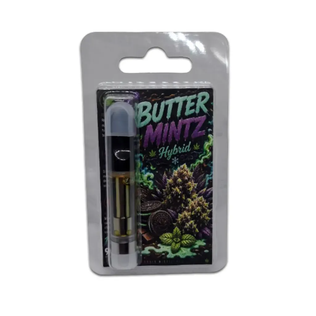Distillate Vape Cart 1ml - Butter Mintz (Hybrid)