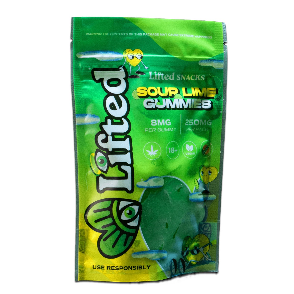 Sour Lime Gummies 250mg (31x8mg)