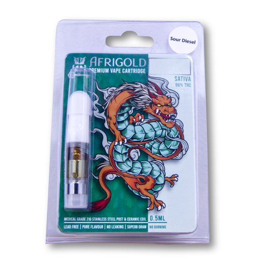 Vape Cartridge 0.5ml - Sour Diesel - Full Spectrum (Sativa)