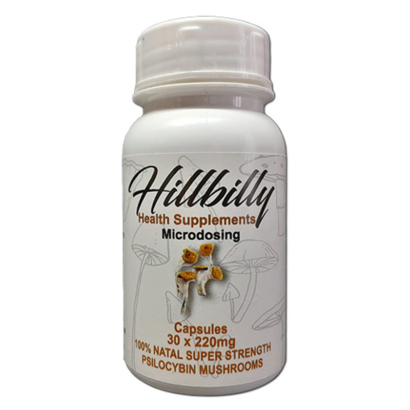 Hillbilly Psilocybin Microdosing Capsules (NSS Natal Super Strength) 30's