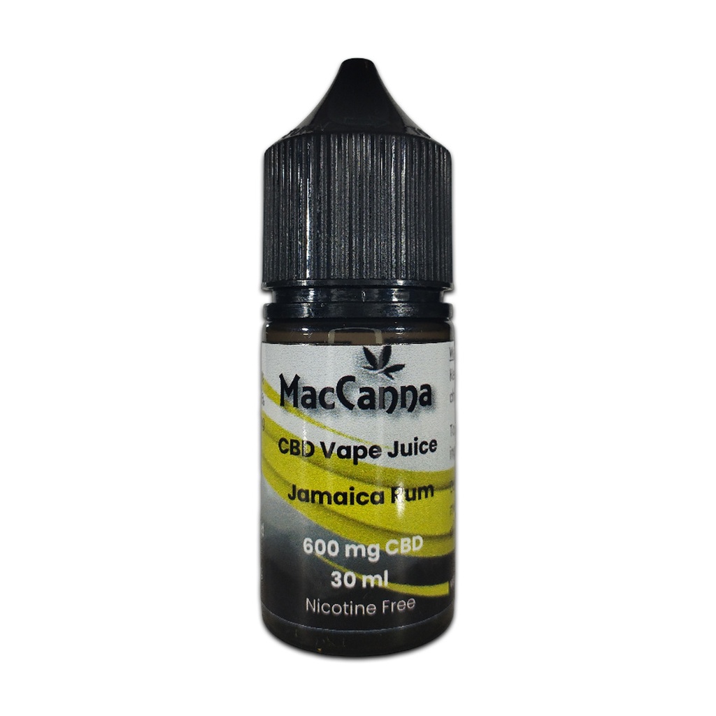 CBD Isolate Vape Juice 600mg (30ml) - Jamaica Rum