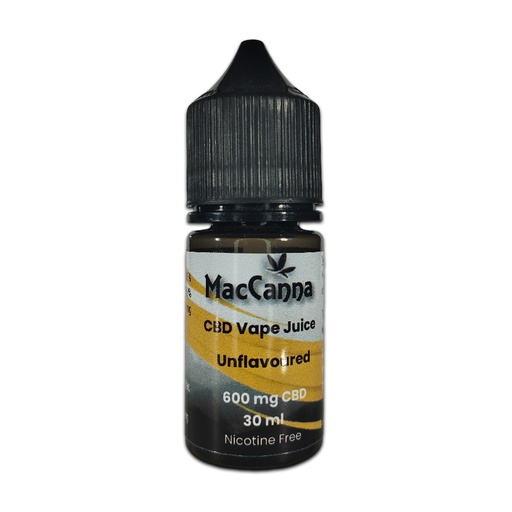 CBD Isolate Vape Juice 600mg (30ml) - Unflavoured
