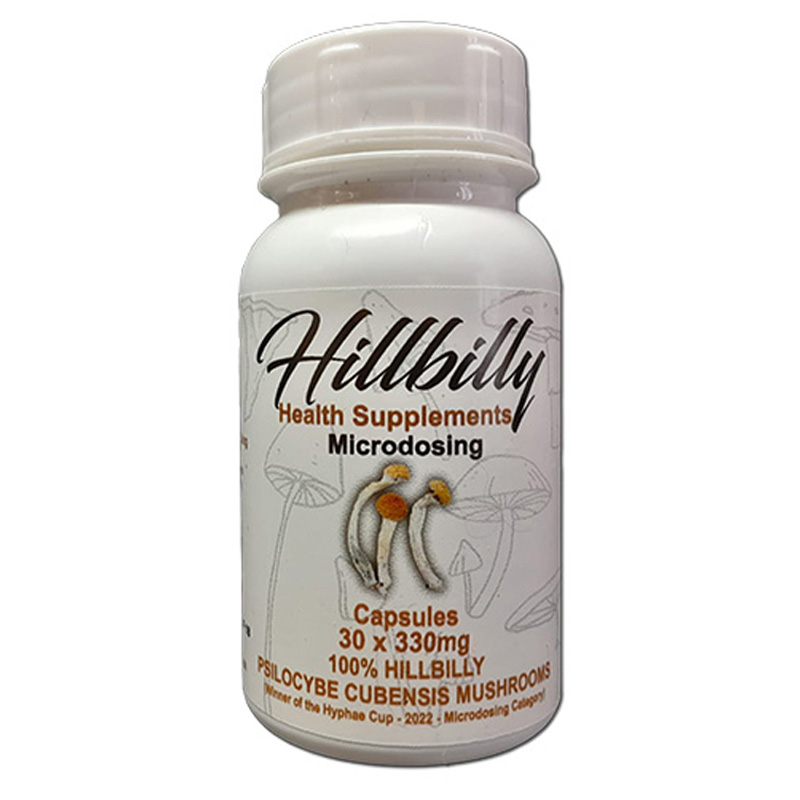 Hillbilly Psilocybin Microdosing Capsules 30's