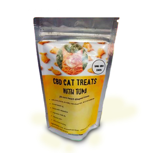 CBD Cat Treats with Tuna & Catnip 100mg (20x5mg)