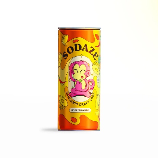 Sodaze Infused Craft Soda 30mg - Spicy Pineapple (250ml)