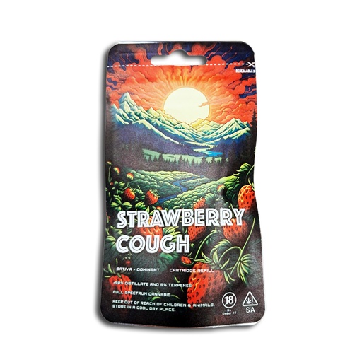 Dreamers Vape Carts 1ml Full Spectrum - Strawberry Cough (Sativa)