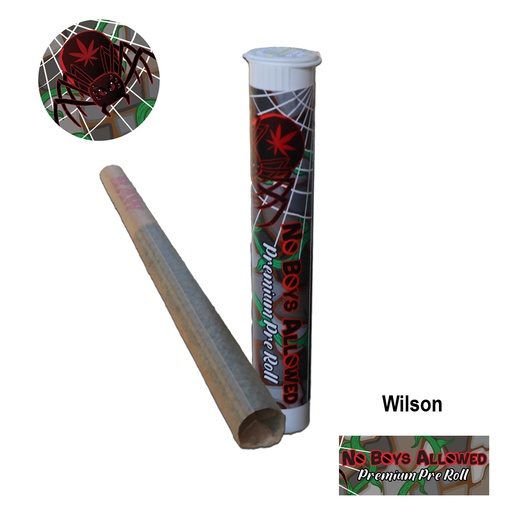 No Boys Allowed Premium Pre-Rolls - Kingsize - Greendoor - Wilson (Hybrid)